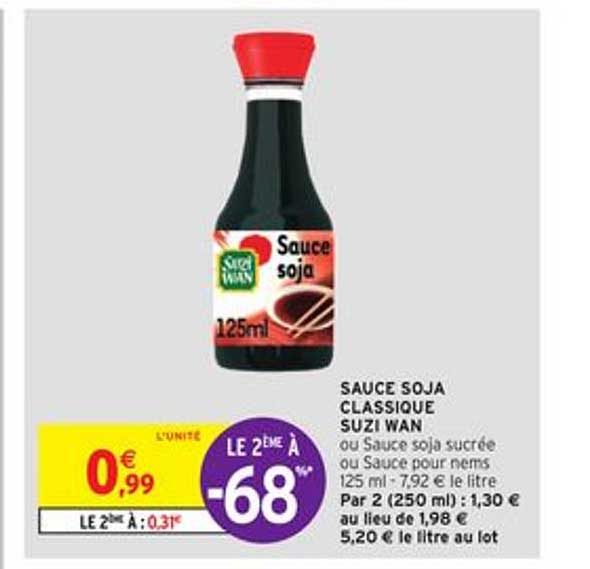 sauce soja classique suzi wan