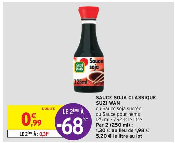 sauce soja classique suzi wan