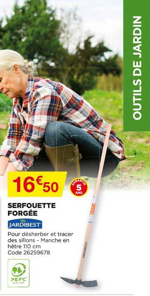 serfouette forgée jardibest