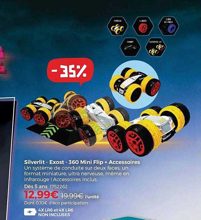 silverlit - exost - 360 mini flip + accessoires