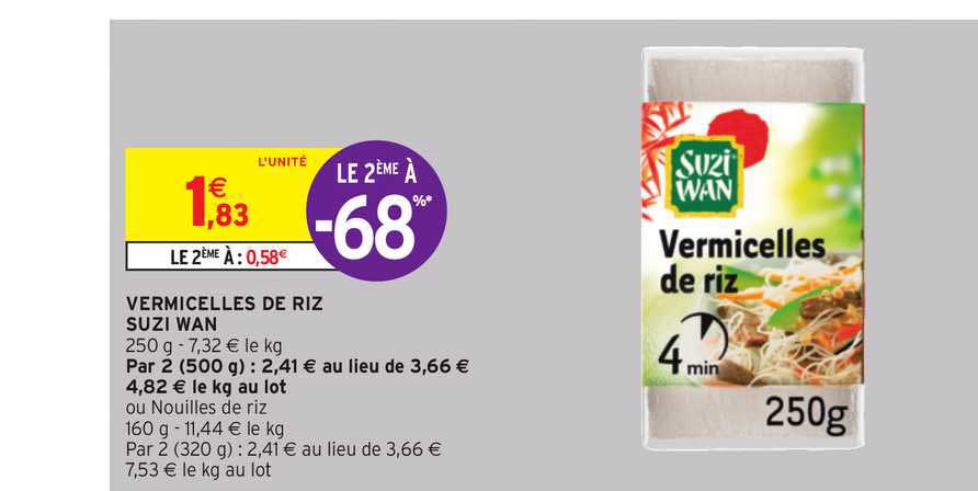 vermicelles de riz suzi wan