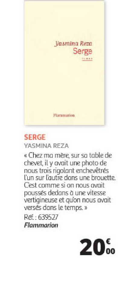 yasmina reza serge