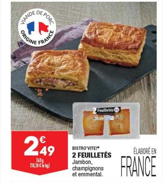 2 Feuilletés Bistro'vite!