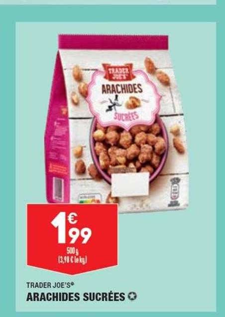 arachides sucrées trader joe's