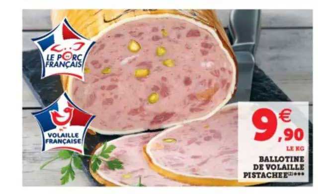 ballotine de volaille pistachée