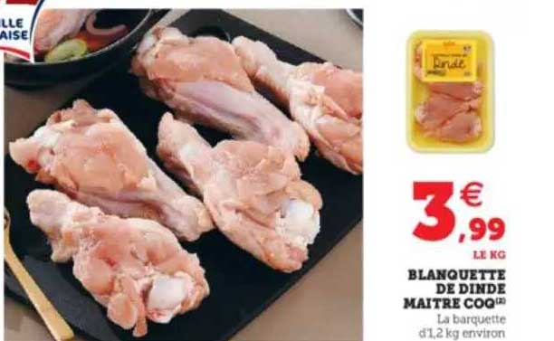 blanquette de dinde maître coq