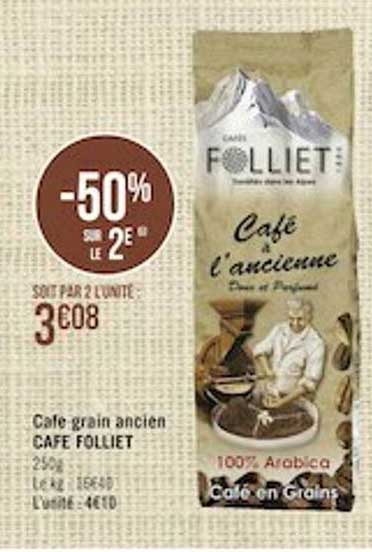 café grain ancien café folliet