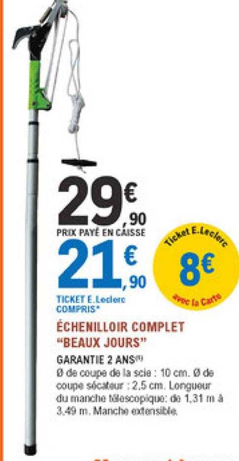 échenilloir complet "beaux jours"