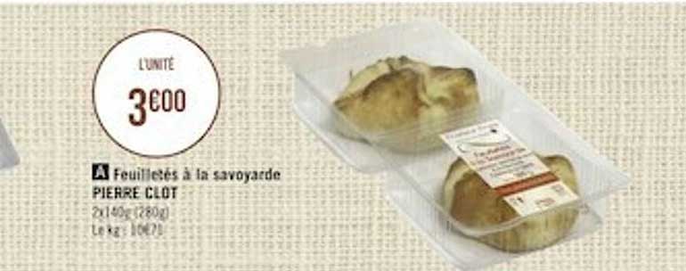 feuilletés à la savoyarde pierre clot