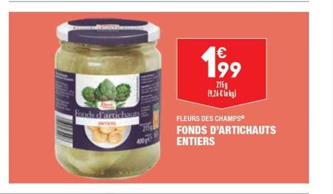 Fonds D'artichauts Entiers Fleurs Des Champs
