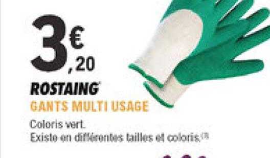 gants multi usage rostaing