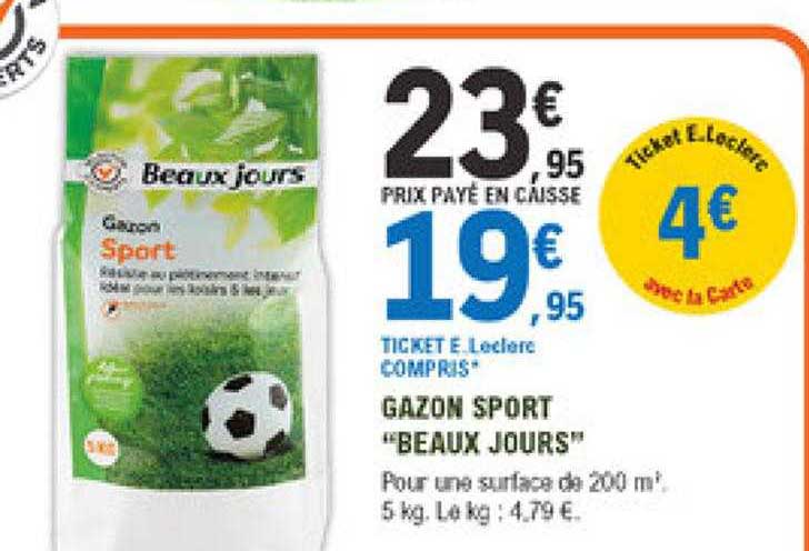 Gazon Sport "beaux Jours"