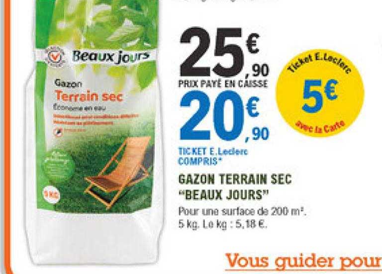 gazon terrain sec "beaux jours"