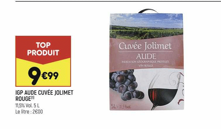 Igp Aude Cuvée Jolimet Rouge