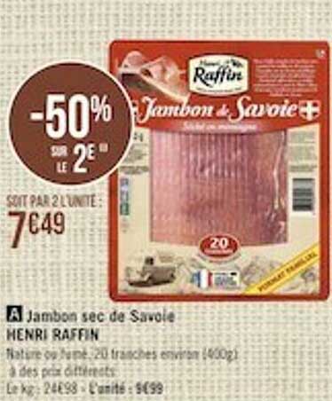 jambon sec de savoie henri raffin