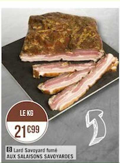 lard savoyard fumé aux salaisons savoyardes
