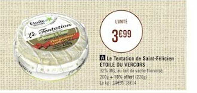 le tentation de saint-félicien étoile du vercors