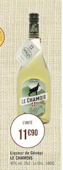 liqueur de génépi le chamois