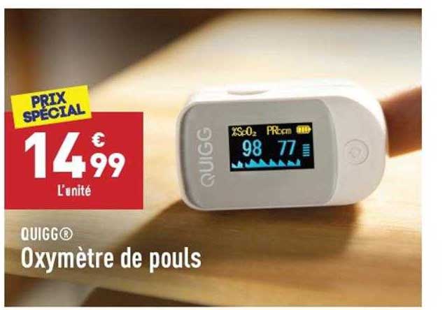 oxymètre de pouls quigg