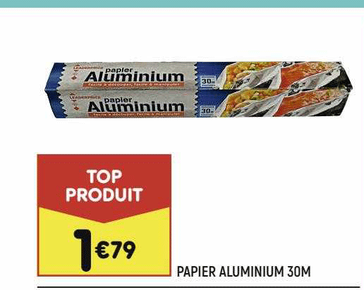papier aluminium 30m