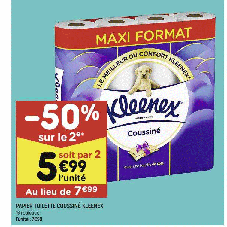 Papier Toilette Coussiné Kleenex