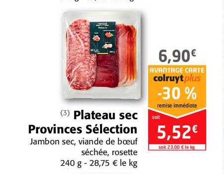 plateau sec provinces sélection