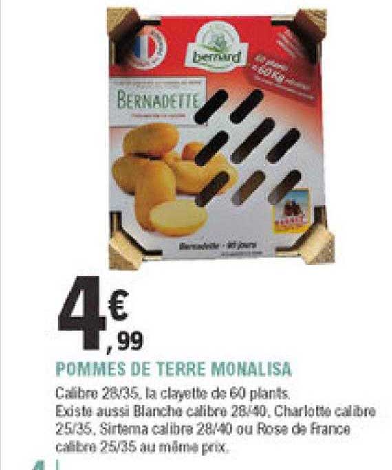 Pommes De Terre Monalisa