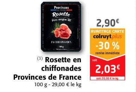 rosette en chiffonnades provinces de france