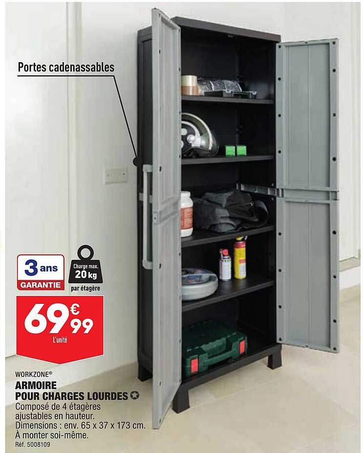 armoire pour charges lourdes workzone