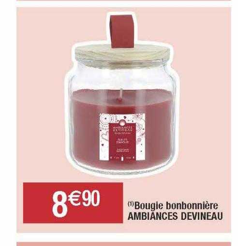 bougie bonbonnière ambiances devineau