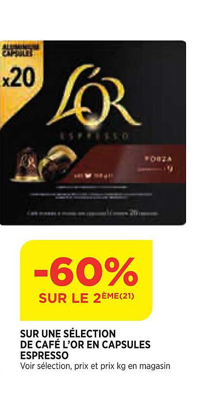 Café L'or En Capsules Espresso