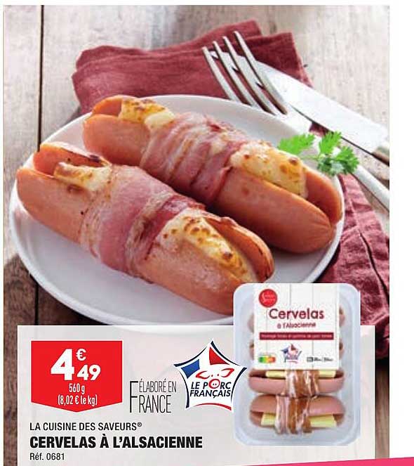 cervelas à l'alsacienne la cuisine des saveurs