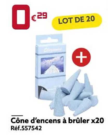cône  d'encens à brûler x20
