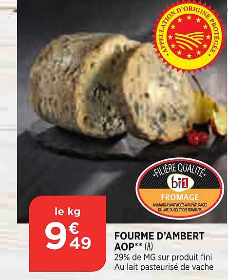 fourme d'ambert aop