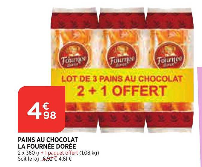 pains au chocolat la fournée dorée