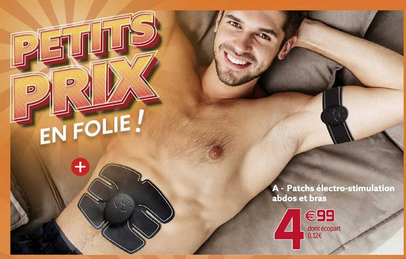 patchs électrostimulation abdos et bras