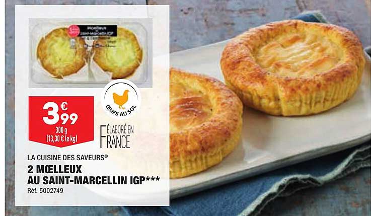 2 moelleux au saint-marcellin igp la cuisine des saveurs