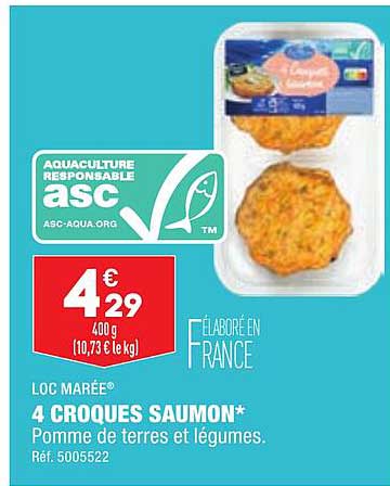 4 croques saumon loc marée