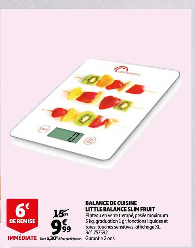 balance de cuisine little balance slim fruit