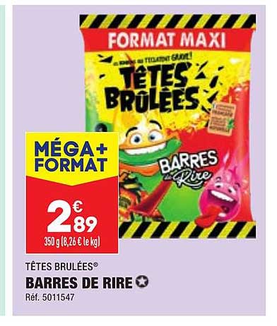 barres de rire têtes brûlées