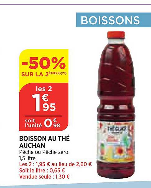 Boisson Au Thé Auchan