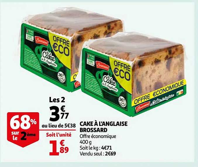 cake à l'anglaise brossard