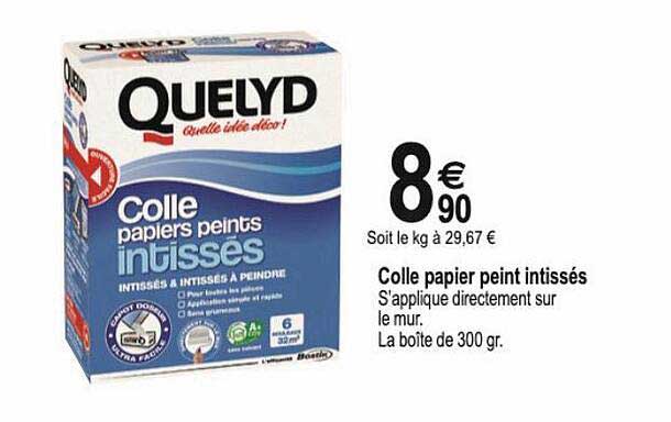 colle papier peint intissés