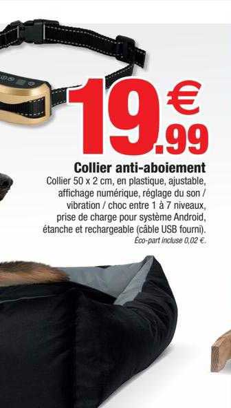 collier anti-aboiement
