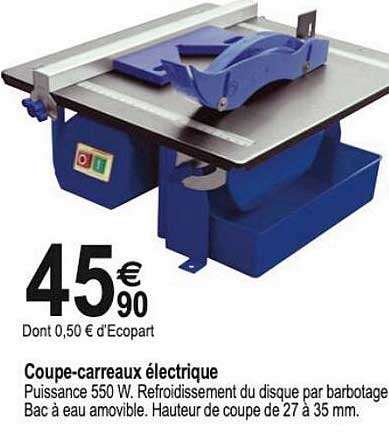 coupe-carreaux électrique