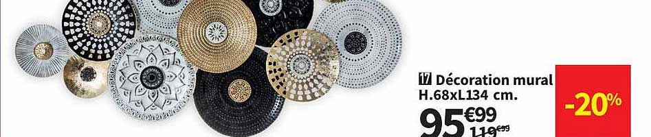 décoration mural h.68 x l.134 cm