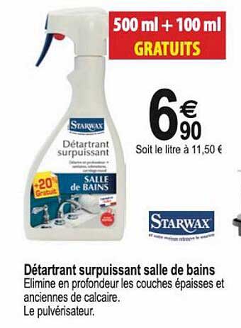 Détartrant Surpuissant Salle De Bains Starwax