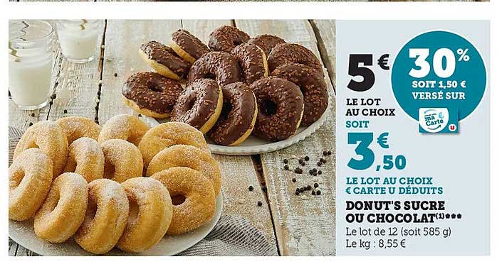 Donut's Sucre Ou Chocolat