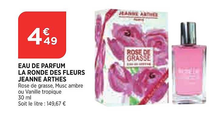 eau de parfum la ronde des fleurs jeanne arthes