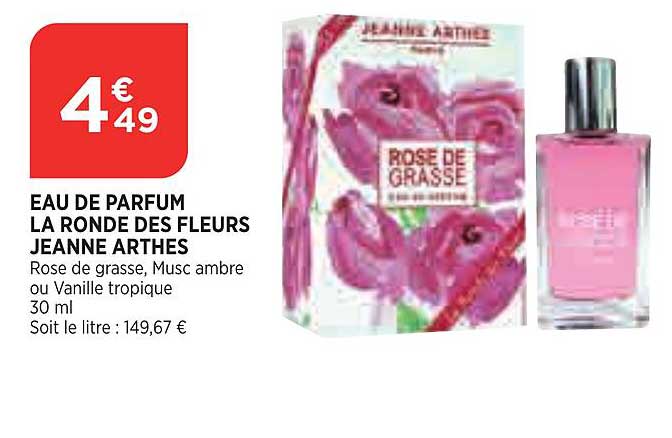 eau de parfum la ronde des fleurs jeanne arthes